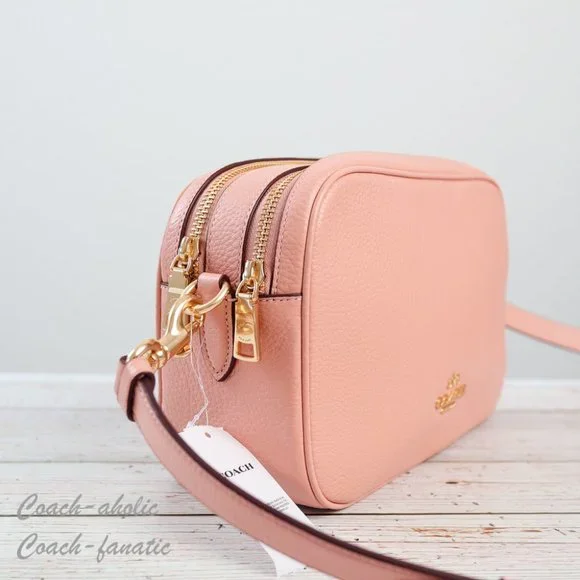 NWT Coach 39856 Jes Leather Crossbody in Shell Pink - Picture 3 of 11